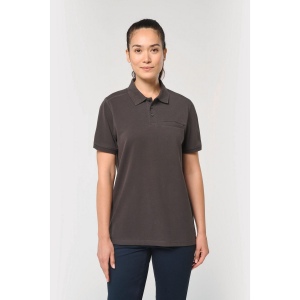 Polo unisexe écoresponsable avec poche poitrine 26