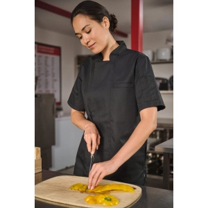 Veste de cuisine écoresponsable manches courtes unisexe 28