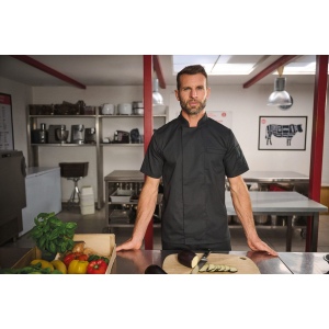 Veste de cuisine écoresponsable manches courtes unisexe 32