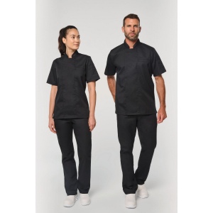 Veste de cuisine écoresponsable et respirante manches courtes unisexe 15