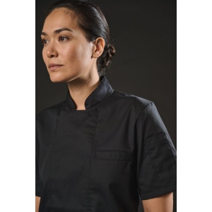Veste de cuisine écoresponsable et respirante manches courtes unisexe 21