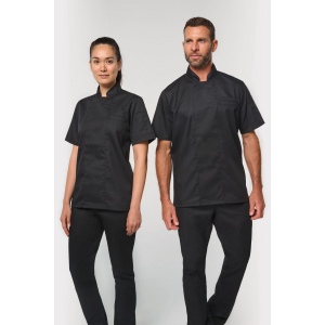 Veste de cuisine écoresponsable et respirante manches courtes unisexe