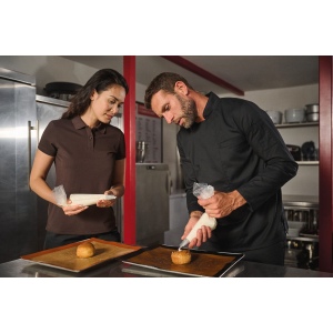 Veste de cuisine écoresponsable manches longues unisexe 27