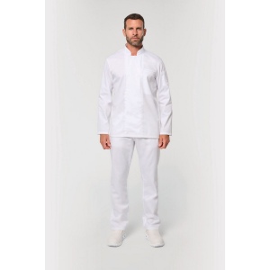 Veste de cuisine écoresponsable et respirante manches longues unisexe 5