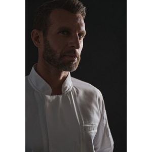 Veste de cuisine écoresponsable et respirante manches longues unisexe 23
