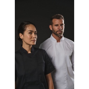 Veste de cuisine écoresponsable et respirante manches longues unisexe 27