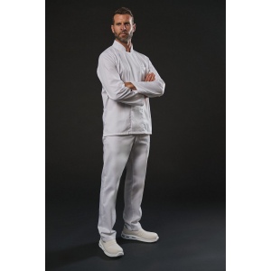 Veste de cuisine écoresponsable et respirante manches longues unisexe 28