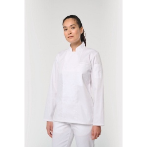 Veste de cuisine écoresponsable et respirante manches longues unisexe 39