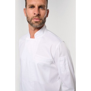 Veste de cuisine écoresponsable et respirante manches longues unisexe 45