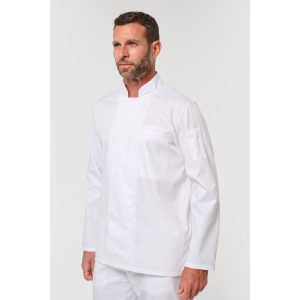 Veste de cuisine écoresponsable et respirante manches longues unisexe 8