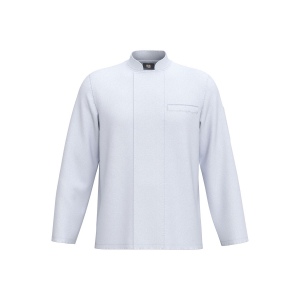 Veste de cuisine écoresponsable et respirante manches longues unisexe 2