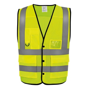 Gilet boutonné haute visibilité Eco Superior 3