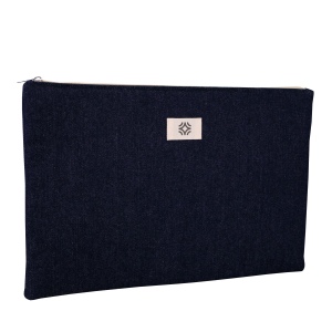 Sacoche ordinateur en jeans 2