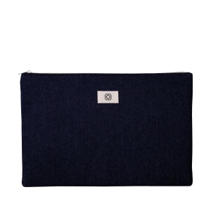 Sacoche ordinateur en jeans