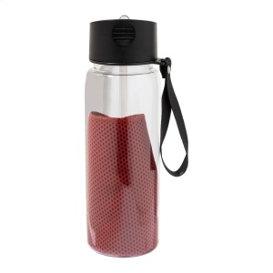 Fitmax Bouteille de sport en RPET avec serviette 3