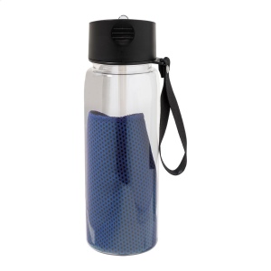 Fitmax Bouteille de sport en RPET avec serviette 4