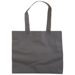 Shopper avec soufflet en TNT 80 g/m2 thermosoudé, anses longues 3