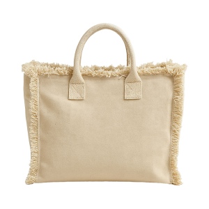 Sac en coton de 450 g/m2. Dote d'une fermeture zippee et d'une poche interieure 3