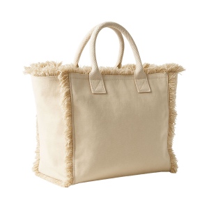 Sac en coton de 450 g/m2. Dote d'une fermeture zippee et d'une poche interieure 5