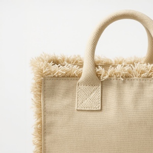 Sac en coton de 450 g/m2. Dote d'une fermeture zippee et d'une poche interieure 6