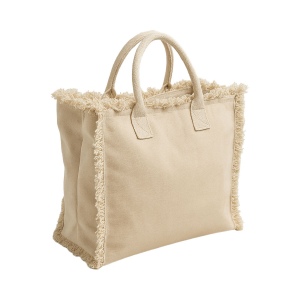 Sac en coton de 450 g/m2. Dote d'une fermeture zippee et d'une poche interieure 2