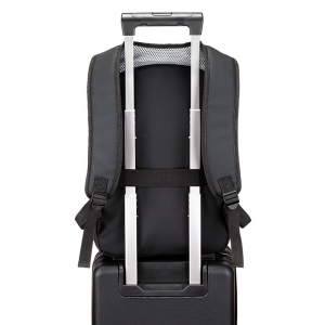 Sac à dos pour ordinateur portable (15 pouces) en polyester 600D avec revêtement PU 6
