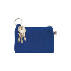 Pochette en coton recycle 220 g/m2 avec anneau porte cles interne amovible 10