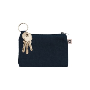 Pochette en coton recycle 220 g/m2 avec anneau porte cles interne amovible 12