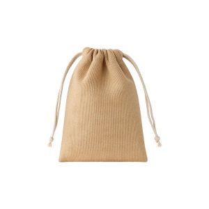 Sac cadeau en juco 250 g/m2. Refermable grace a sa double corde
