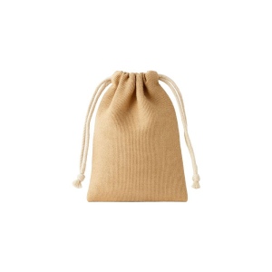 Sac cadeau en juco 250 g/m2. Refermable grace a sa double corde