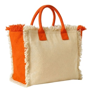 Maxi sac en coton de 450 g/m2. Dote d'une fermeture zippee et d'une poche interieure 4