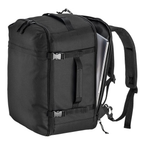 Sac à dos de voyage format cabine avec porte-ordinateur portable (15) en polyester 600D 18