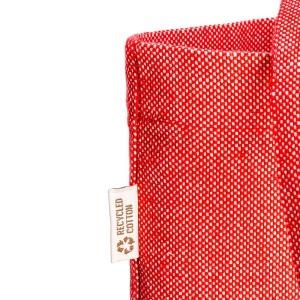 Tote bag en coton recycle 300 g/m2 avec effet melange. Longues anses 23