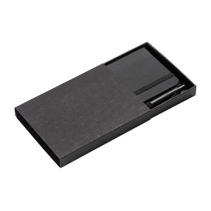 Set carnet avec couverture rigide en PU et mini stylo 9