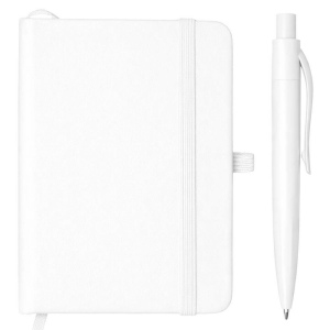 Set carnet avec couverture rigide en PU et mini stylo 12