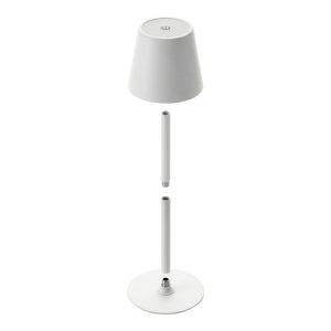 Lampe de table LED rechargeable en métal et plastique 15