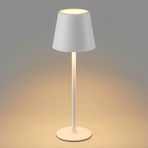 Lampe de table LED rechargeable en métal et plastique 19