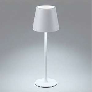 Lampe de table LED rechargeable en métal et plastique 20