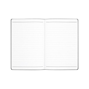 Carnet a couverture souple en PU avec 80 pages lignees en papier blanc 12
