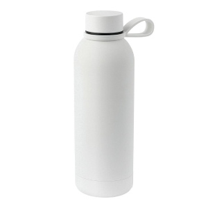 Bouteille thermique en acier inoxydable avec finition caoutchoutee 500 ml 5