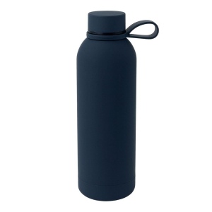 Bouteille thermique en acier inoxydable avec finition caoutchoutee 500 ml 3