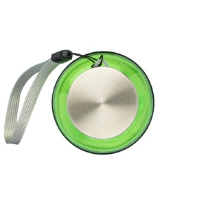 Bouteille transparente en PET recycle 500 ml. Bouchon en plastique avec cordon 9