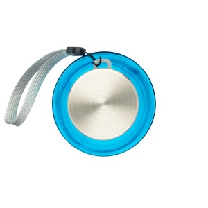Bouteille transparente en PET recycle 500 ml. Bouchon en plastique avec cordon 11