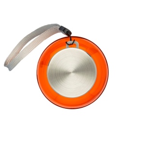 Bouteille transparente en PET recycle 500 ml. Bouchon en plastique avec cordon 12