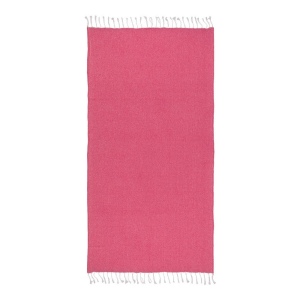 Serviette de plage en coton recycle 150 g/m2. Effet melange et franges 27