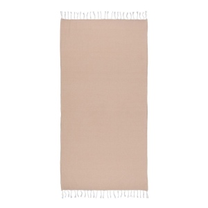 Serviette de plage en coton recycle 150 g/m2. Effet melange et franges 29