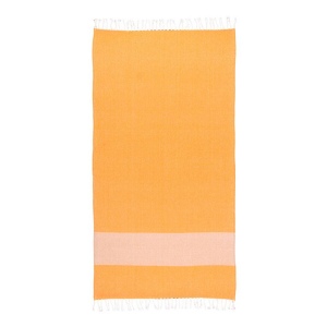 Serviette de plage en coton recycle 180 g/m2. Effet chine et franges 11