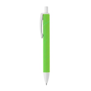 Stylo a mecanisme retractable en plastique. Corps colore avec effet veloute 10