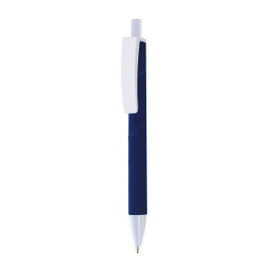 Stylo a mecanisme retractable en plastique. Corps colore avec effet veloute 21