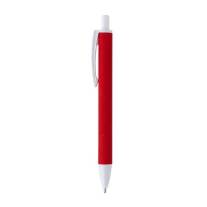 Stylo a mecanisme retractable en plastique. Corps colore avec effet veloute 22